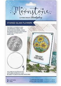 Hunkydory Crafts Moonstone Die- Stained Glass Flowers
