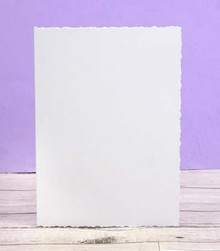 Hunkydory Crafts 300gsm Cards & Envelopes European A6 ( Approx 4x6-in) - Deckle-Edged