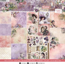 Studio Light Jenine's Mindful Art Collection- Victorian Dreams- 12x12 Double-sided Paper Pad
