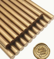 Sealing Wax Metallic Antique Gold Sticks for Use with a Glue Gun