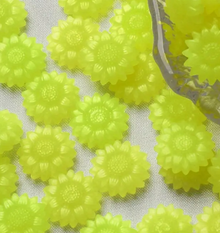 Sealing Wax Luminous Yellow Sunflower Shape 100pcs/bag