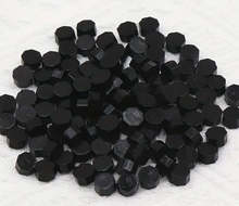 Sealing Wax Metallic Black Octagon Shape 100pcs/bag