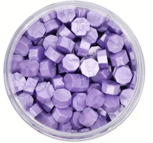 Sealing Wax Metallic Purple Octagon Shape 200pcs/jar