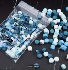 Sealing Wax 100pcs/bag Octagon Dark Blue Mix