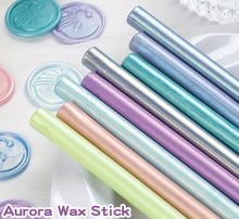 Sealing Wax Aurora Sticks for Use with a Glue Gun - Wave Night Blue Sold by the Piece