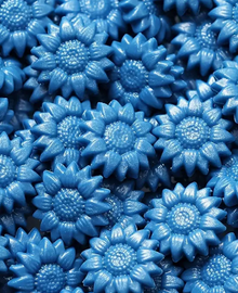 Sealing Wax Cobalt Blue Sunflower Shape 100pcs/bag