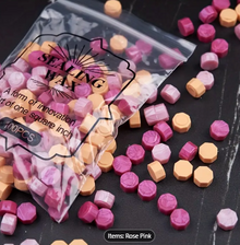 Sealing Wax 100pcs/bag Octagon Rose Pink Mix
