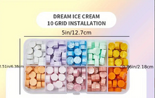 Sealing Wax Pellets in 10-Grid Storage box Dream Ice Cream