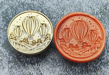 Sealing Wax Seal Stamp -Brass Wilderness Hot Air Balloon