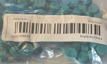 Sealing Wax R Dark Green Octagon Shape 100pcs/bag