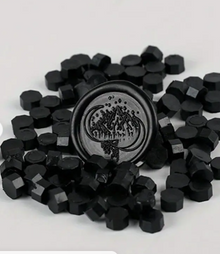 Sealing Wax R Black Octagon Shape 100pcs/bag
