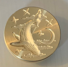 Sealing Wax Seal Stamp - Brass Whale Dreams