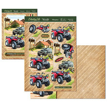 Hunkydory Spring Days & Country Life - MAKING TRACKS - Deco-Large Set Card Kit