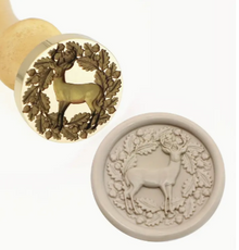 Sealing Wax Seal Stamp -Brass Laser Engraved Deer