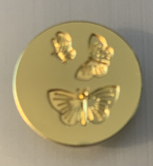 Sealing Wax Seal Stamp -Brass Seal Butterfly Wreath