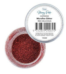 Couture Creations- Stacey Park Microfine Glitter- 15gm- Red Delicious