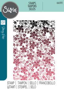 Sizzix Clear Stamp Set- Cosmopolitan- Petals by Stacey Park