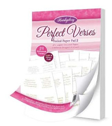 Hunkydory Crafts Perfect Verses- Foiled Paper Pad 2
