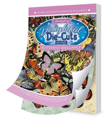 Hunkydory Crafts - Delightful Die-Cuts A5 Pad- Butterfly Brilliance