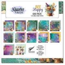 3Quarter Designs- Bee Happy- 6x6 Paper Pack