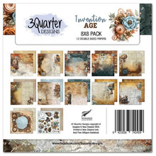 3Quarter Designs- Invention Age- 8x8 Double-Sided Paper Pack