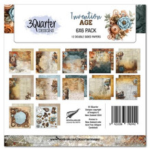 3Quarter Designs- Invention Age- 6x6 Double-Sided Paper Pack