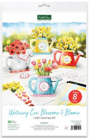 Katy Sue- Card Making Kit- Watering Can Blossoms and Blooms