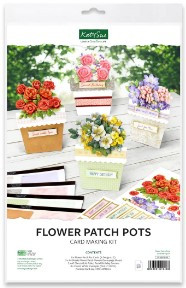 Katy Sue- Card Making Kit- Flower Patch Pots