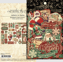 Graphic 45- Ephemera Assortment- Letters to Santa
