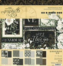 Graphic 45 8X8 Papercrafting Paper- P.S. I Love You