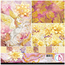 Ciao Bella 12"x 12" Patterns Paper Pad- 8 Double-sided papers- Ethereal