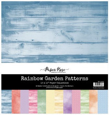 Paper Rose- Rainbow Garden Patterns 12x12 Paper Collection
