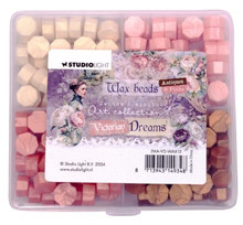 Studio Light Jenine's Mindful Art Collection- Victorian Dreams- Wax Beads- Antiques & Pinks