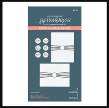 Spellbinders BetterPress- Press Plate & Die Set- Sealed Cord & Faux Seal Sentiments