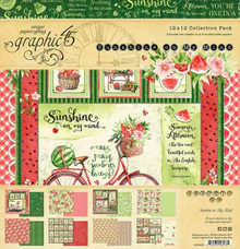 Graphic 45 12x12 Collection Pack- Sunshine on My Mind