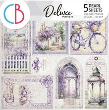 Ciao Bella Deluxe Paper 6x6 Pearl Papers 5 /pkg - Morning in Provence