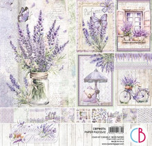 Ciao Bella 12"x 12" Paper Pad- 12 Double-sided papers- Morning in Provence