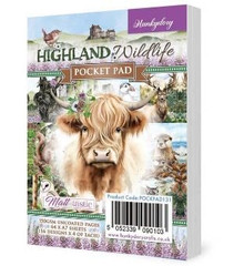 Hunkydory Crafts- Pocket Pad- Highland Wildlife POCKPAD131