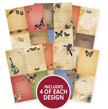Hunkydory Crafts A5 Stickables Self-Adhesive Vintage Melody Stickables- Perfect Verses