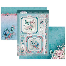 Hunkydory Crafts Butterfly Dance Luxury Topper Set- Teal Tranquility BUTTERFLY904
