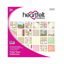 Heartfelt Creations Double-Sided Paper Pad 12"X12" 24/Pkg-Tulip Time