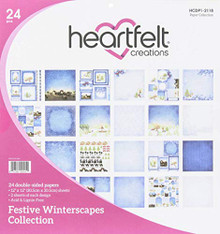 Heartfelt Creations Double-Sided Paper Pad 12x12- Festive Winterscapes