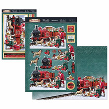 Santa's Express plus 1 insert Hunkydory Stepping Into Christmas Deco-Large