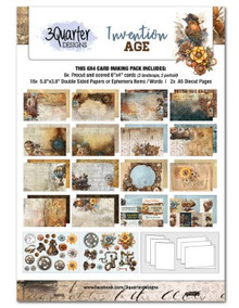 3Quarter Designs- Invention Age- 6x4 Card Pack