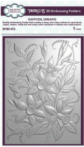 Creative Expressions-3D Embossing Folder, 5x7 inches- Daffodil Dreams
