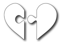 Frantic Stamper Cutting Dies- Heart Puzzle