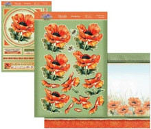 Hunkydory Crafts in Full Bloom Deco-Large Set- A Perfect Poppy