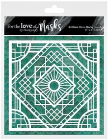Hunkydory Crafts For the Love of Masks - Brilliant Deco Background - FTLM422