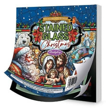 Hunkydory Crafts The Square Little Book of Stained Glass Christmas