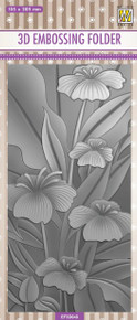 Nellie's Choice 3D Embossing Folder - Lillies